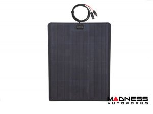 Chevrolet Silverado 1500 Flexible Solar Panel Kit - Complete Kit w/ Waterproof Controller + Hood Decal - 2019+ - 60W